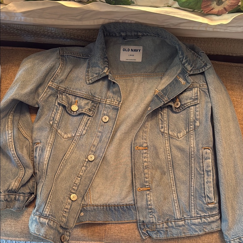Old Navy Blue Jean Jacket Classic Denim Style